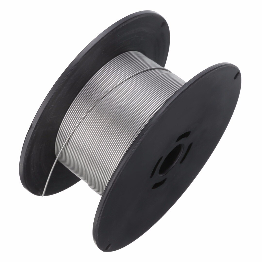 1 Roll 500g Stainless Steel Gasless Mig Welding Wires 0.8mm Dia Solid Cored Welding Accessories for General Chemical Equipment