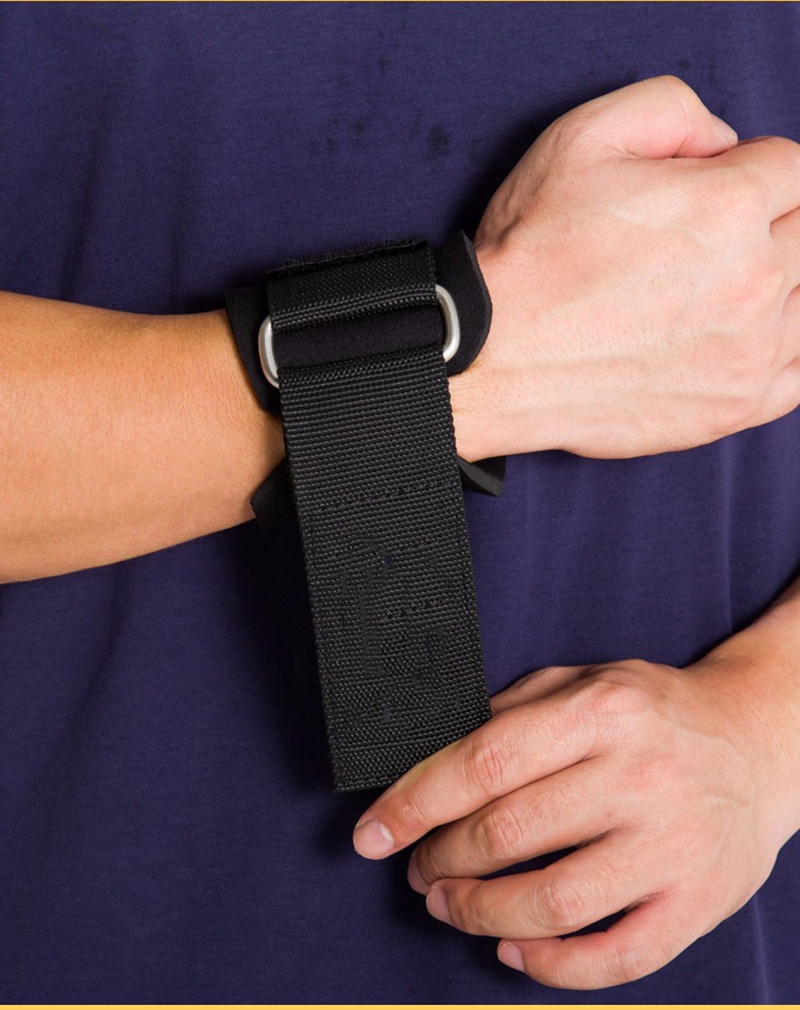 2 PCS Weight Lifting Hooks Hand-Bar Wrist Straps Gym Fitness Hook weight Strap Pull-Ups Power Lifting Gloves For Weight Training