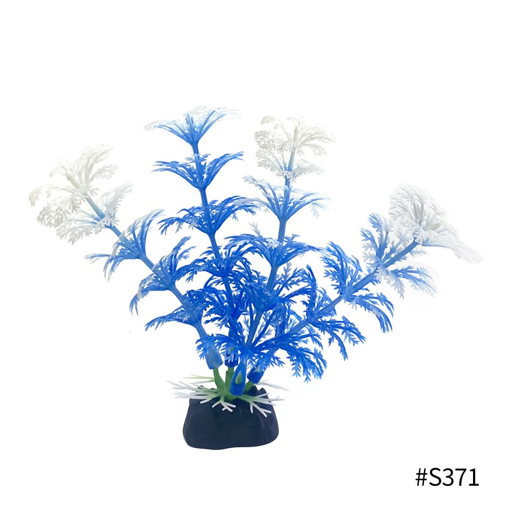 10cm Artificial Aquarium Plant Decoration Fish Tank Simulation Submersible Flower Grass Ornament For Aquarium Underwater Plant: 07