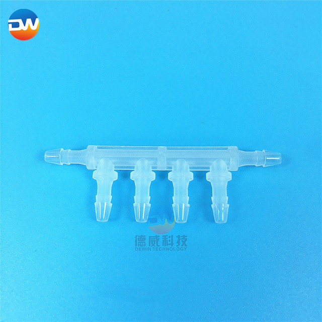 10 Pcs Inkjet Printers Spare Parts Ink Tube Connector Way Hose Ink Pipi Connector DTF Printer White Ink Circulation Connector: 4 ways for 6x4mm