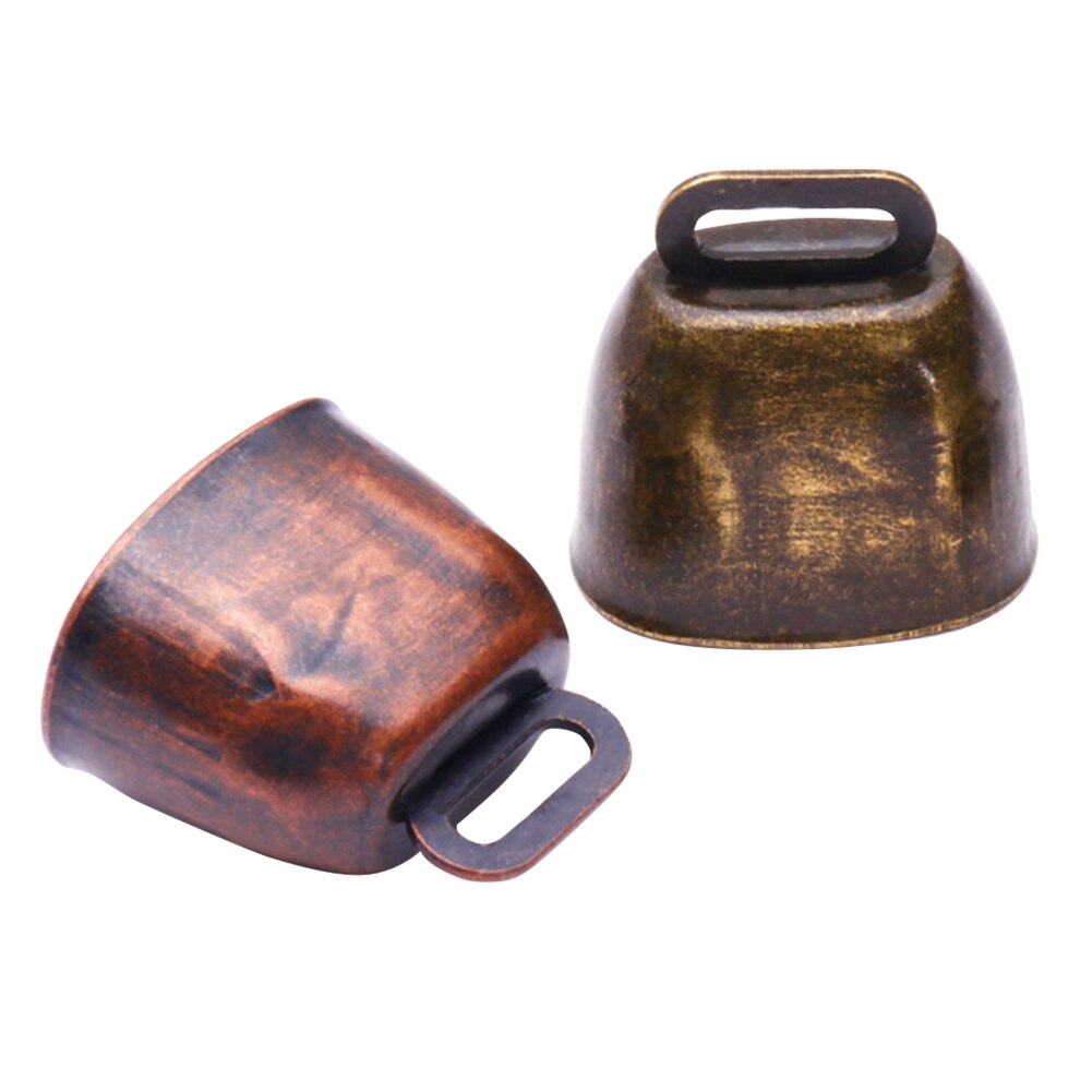 Accesorio de cascabel DIY para mascotas, extensor de pradera, vaca, caballo, Retro, fuerte, Crisp, Animal de ganado, jaula de Metal, ganado, granja, Antipérdida