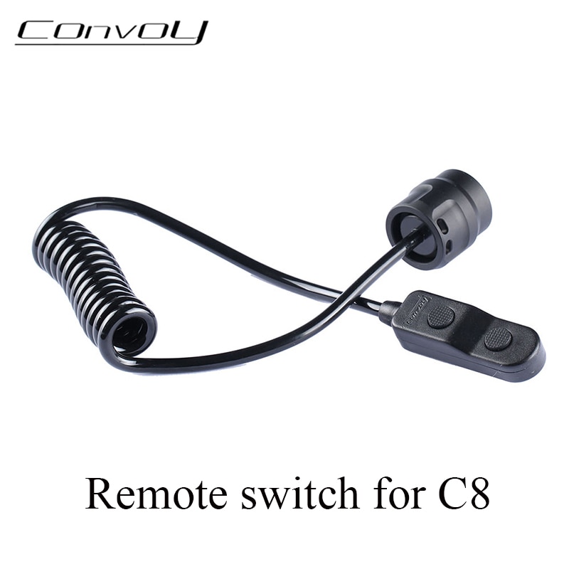Convoy Remote Switch Met Convoy C8 Staart Voor C8 + En C8 Zaklamp 40-85Cm Schaalbare Schakelaar Origineel
