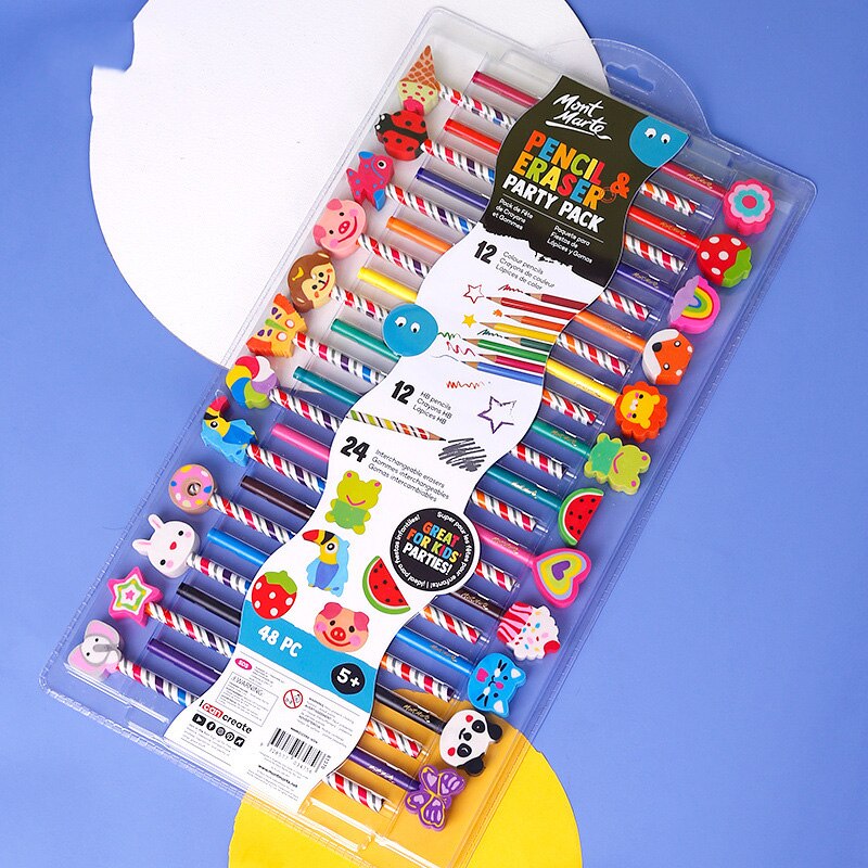 MUNZE Lápices De Colores Para Niños Arcoíris, 7 Colores, 7 Unidades, Suministros De Arte Para Dibujar, Regalo De Navidad Para Niñas, Adultos