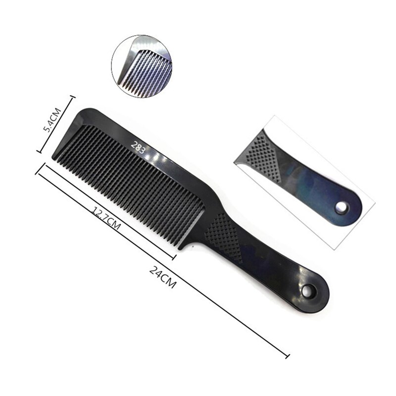 Salon Barbers Comb Brush Men Hair Styling Anti-Static, Detangling Comb Smooth for Slicked-back Undercut Mohawk Bowl Cut Quiff