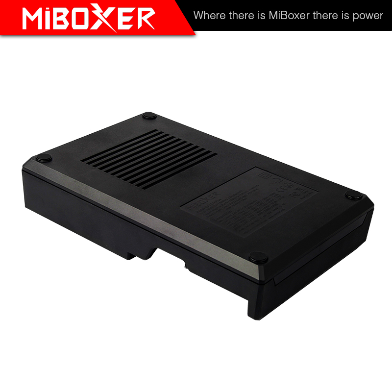 MiBoxer C4-Plus Batterie Ladegerät Doppel AA Max 2.5A/Slot Super Schnelle 18650 Ladegerät