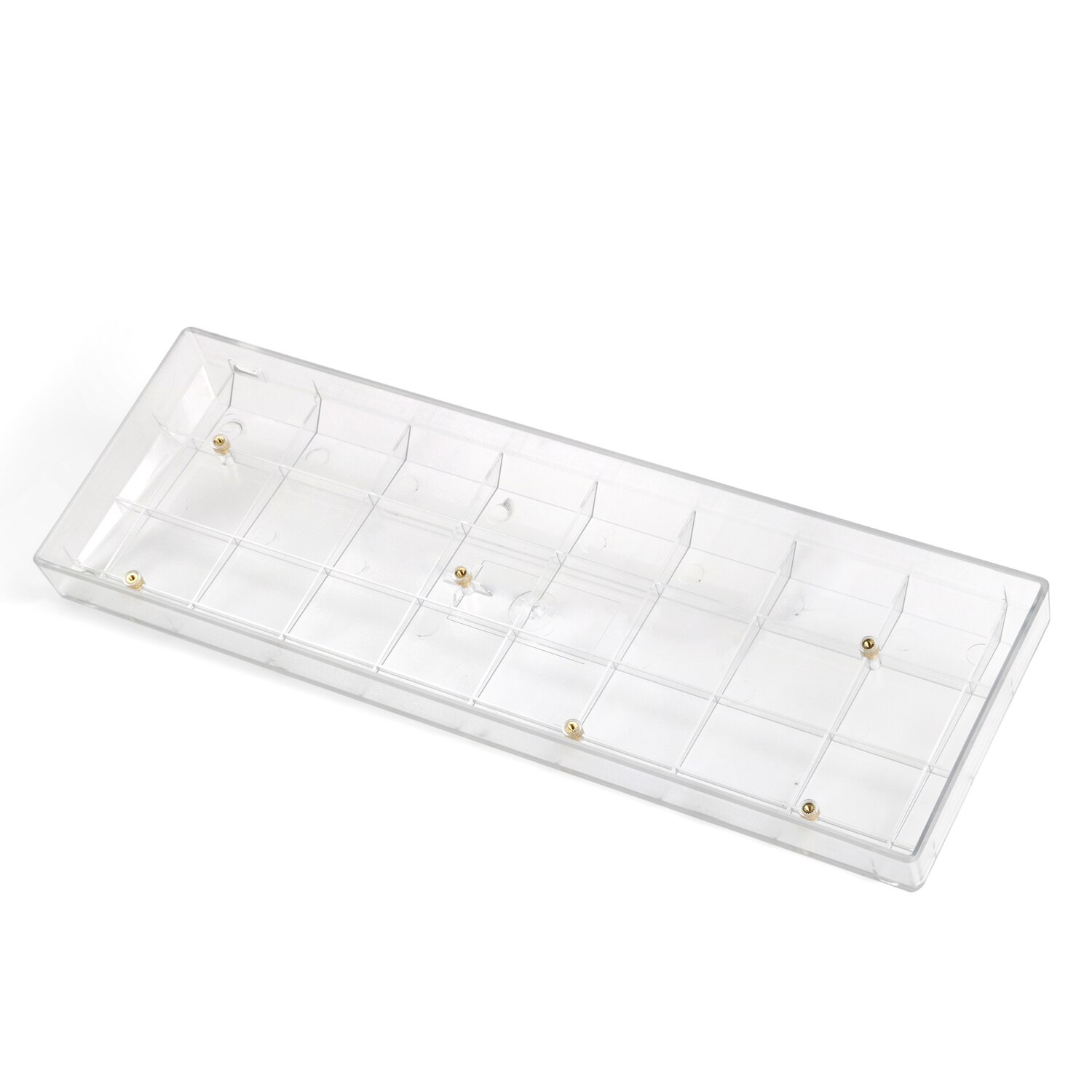 Ink Black Transparent Mini Keyboard PC Plastic Case for 65% Mechanical Gaming Keyboard Compatible 68 Plastic Shell