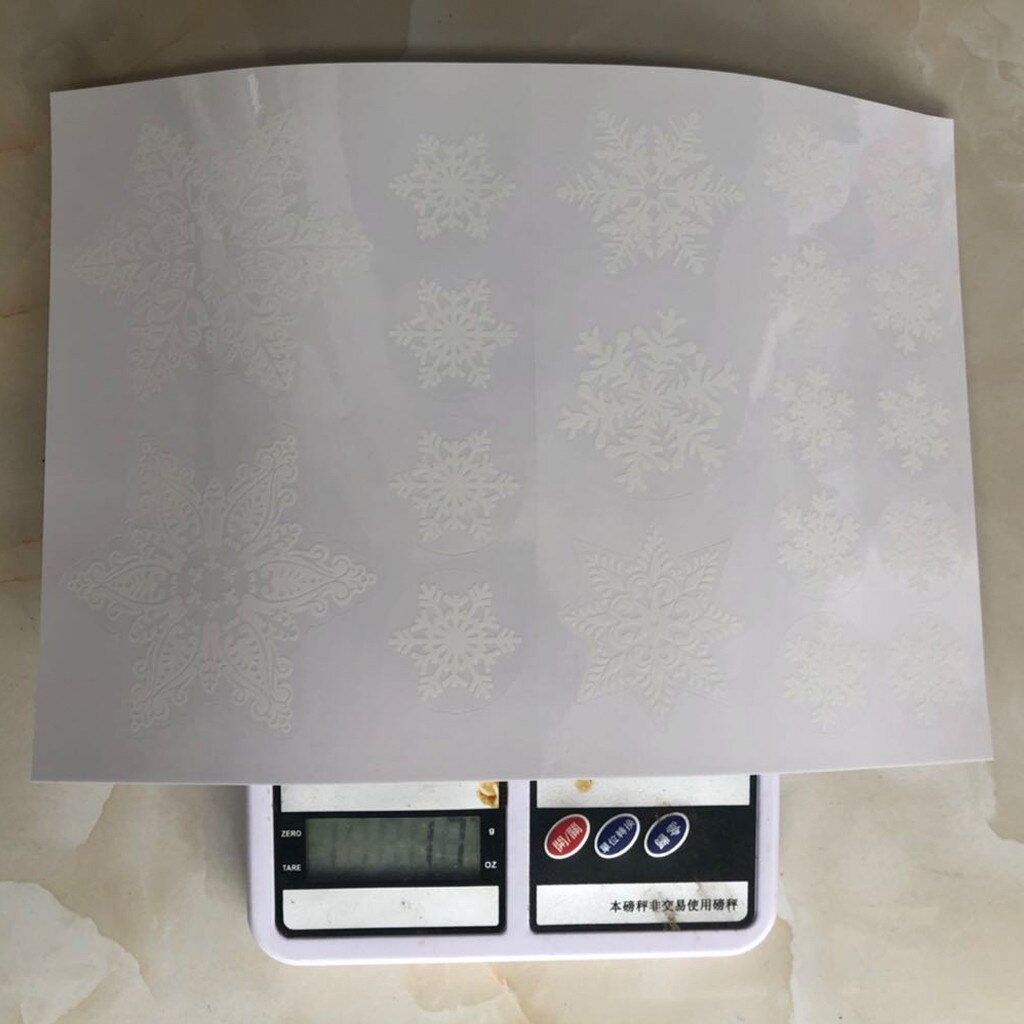 Christmas Snowman Snowflake Electrostatic Sticker Window Kids Room Year Wall Stickers Home Decals Decoration Wallpaper