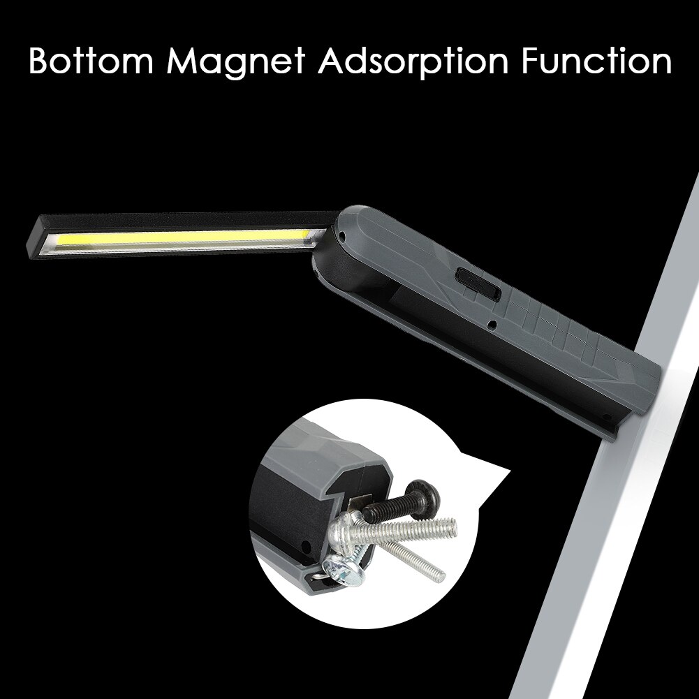 Led Work Light Portable COB Worklight Lamps Work Lamps Werklamp Flashlight Working Light Searchlight USB Rechargeable 3W LED