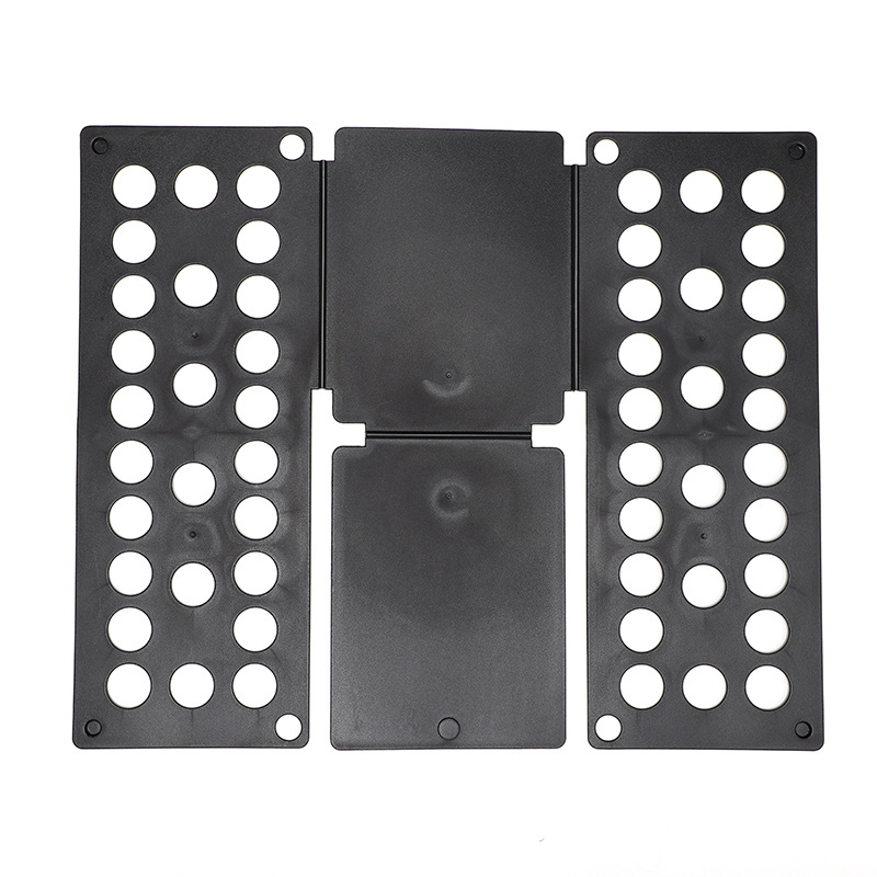 Planche magique à plier le linge pour adultes et enfants, accessoire pour le pliage rapide des vêtements et t-shirts: Black