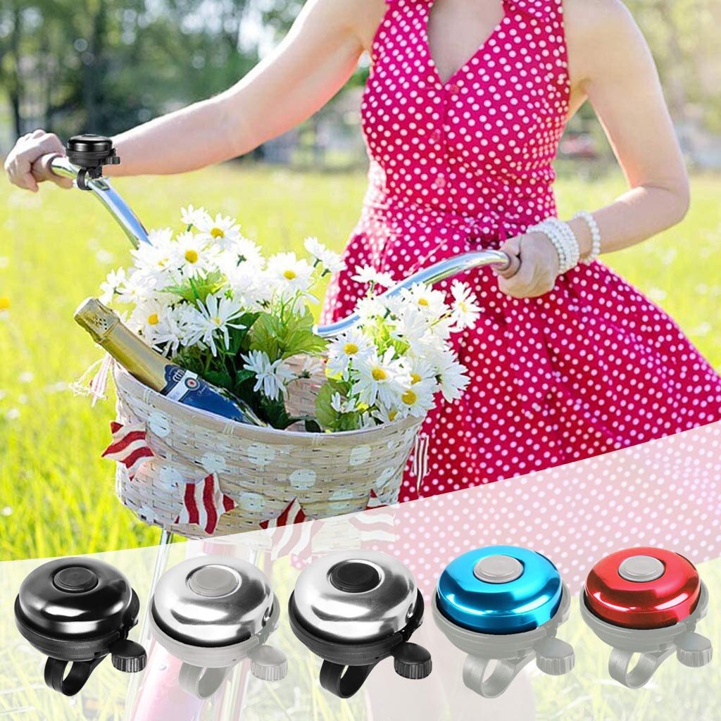 Right Hand Bicycle Bike Bell Aluminum Loud Crisp Clear Sound Adults Kids Ringer Outdoor Clear Sound Loud Replacement Right Hand