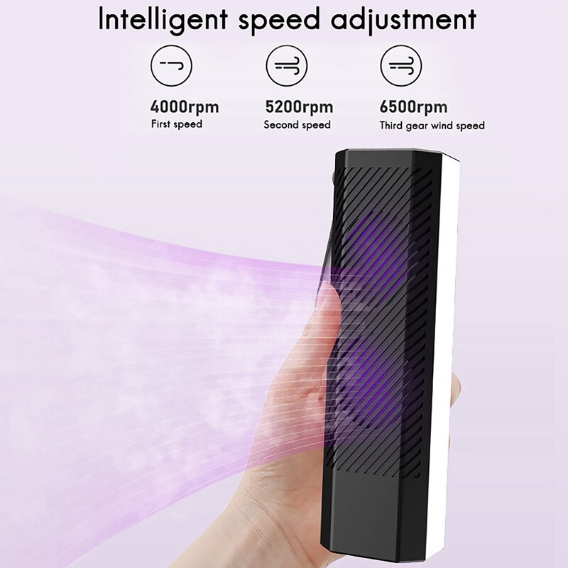 Portable Aluminum Alloy Car Air Purifier Cleaner USB Mini Home Air Cleaner for Outdoor