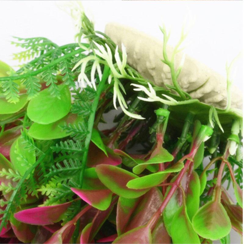 Plastic Aquarium Decoraties Groene Kunstmatige Plastic Plant Gras Schildpad Aquarium Aquarium Ornament Decor