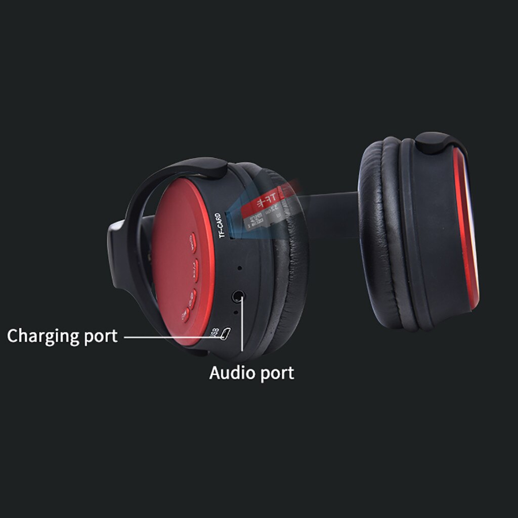 Wireless Bluetooth Headphones Lightweight Bass Headset for Travel Work TV PC Stereo Headset blue gray gold red Earphone