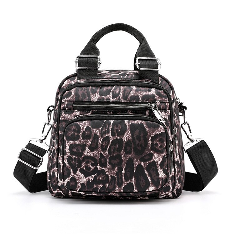 Sacs à main graphiques pour femmes, 6 nouvelles sacoches à bandoulière en Nylon, bourse de , utilisation multifonction: Leopard pattern