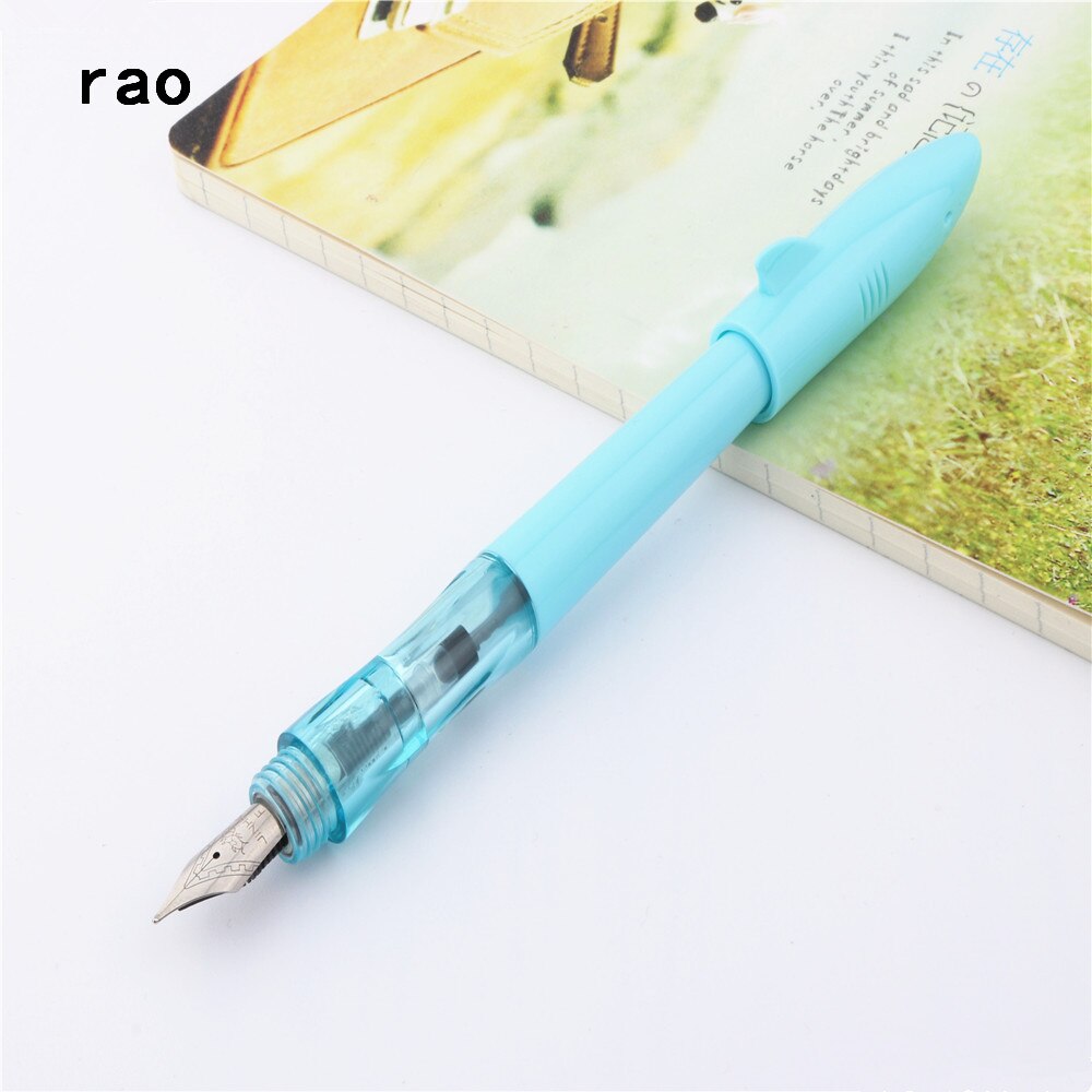 Jinhao 993 alle farger liten hai fin spiss fyllepenn skolekontor elevpenn for barn og #39 ;s treningspenn