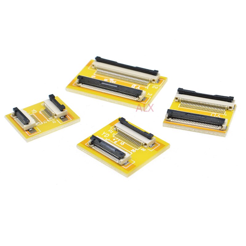 2 stk fpc ffc fleksibelt fladkabel forlængerkort 0.5 mm pitch 6 8 10 12 14 20 30 40 50 pin stik