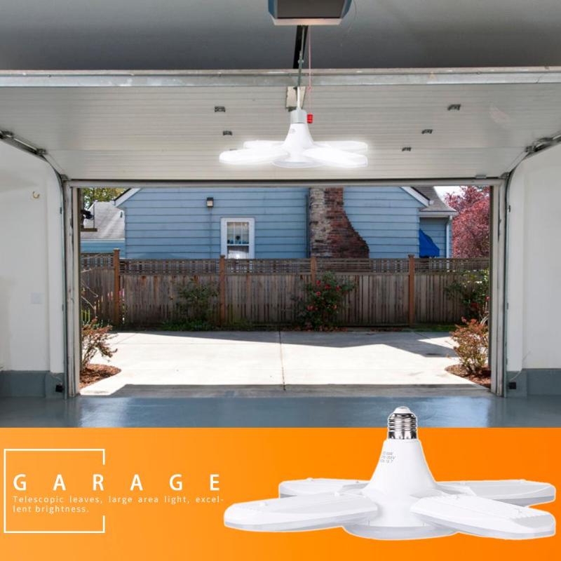 LED Ceiling Lamp Bulbs Foldable Fan Blade Home Energy Saving Super Bright Bulbs Efficient 90 Lumen Output Per Watt