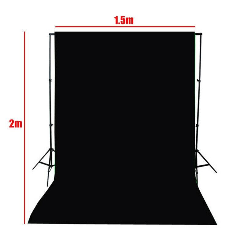 1.5X2M Fotografie Fotostudio Achtergrond Niet-geweven Zwart Wit Groen Scherm Achtergrond Doek Voor Foto studio Video