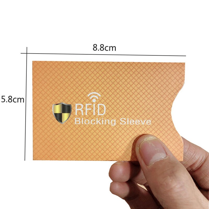 Funda protectora antirrobo para tarjetas de crédito RFID, funda protectora para tarjetas bancarias, 1 unidad