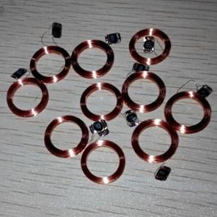 Diameter 14Mm 125Khz Id Lezen Alleen TK4100 EM4100 Chip Spoel Cob Antenne 10 Stks/partij