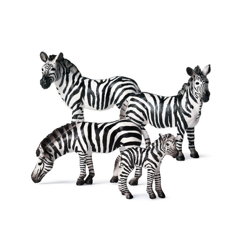 Classic Toy Figures Model Handmade Animal Zebra Accessories Boy's Furnishing Science Home Entertainment