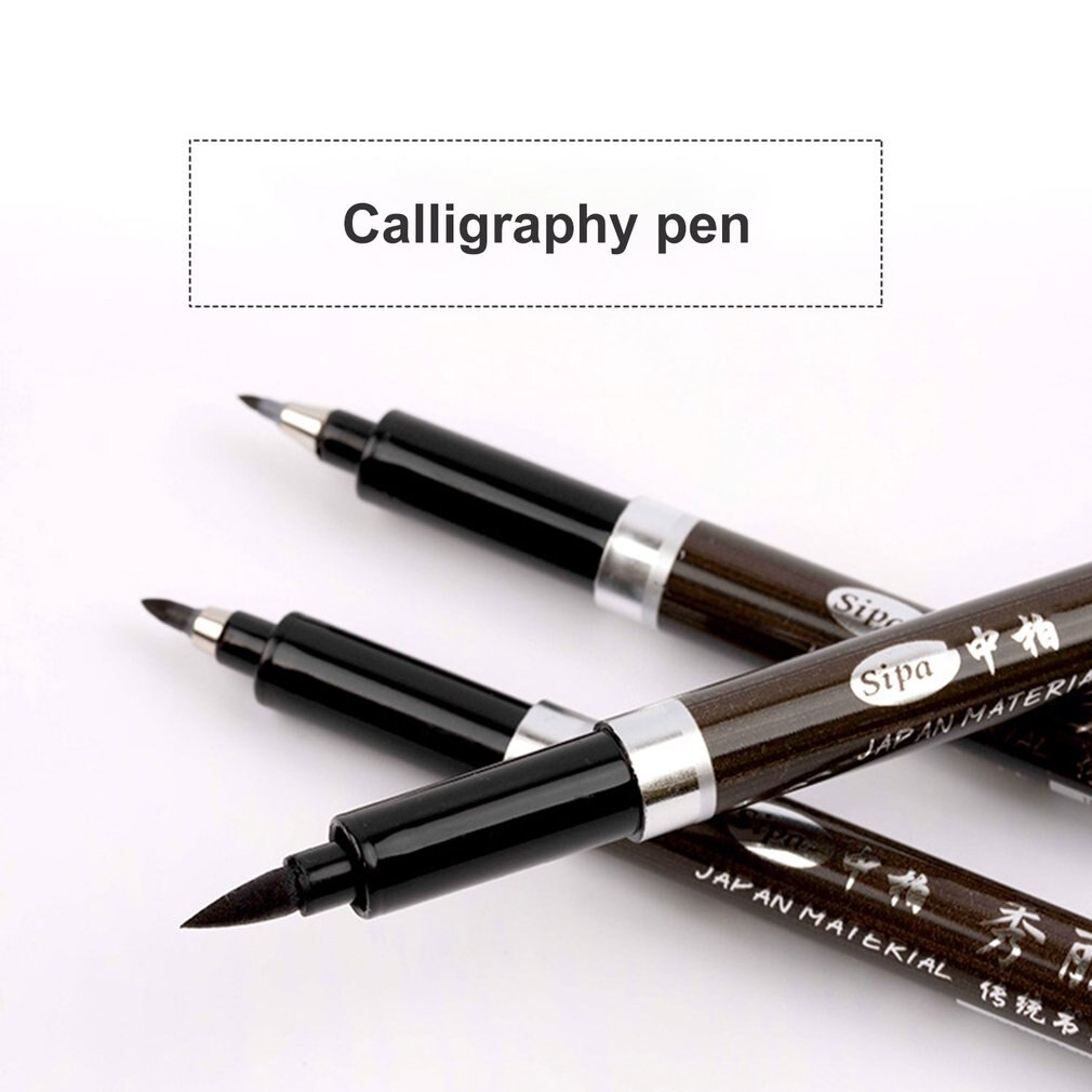 Kinesisk kalligrafi pen japan materiale pensel / til signatur kinesiske ord læring papirvarer kontor skoleartikler papelaria: Sml
