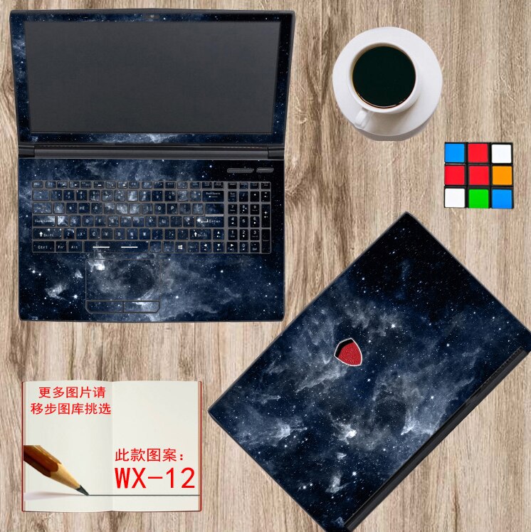 Color film Laptop Sticker Decal Skin Cover Protector for MSI GS66 15.6": WX-12