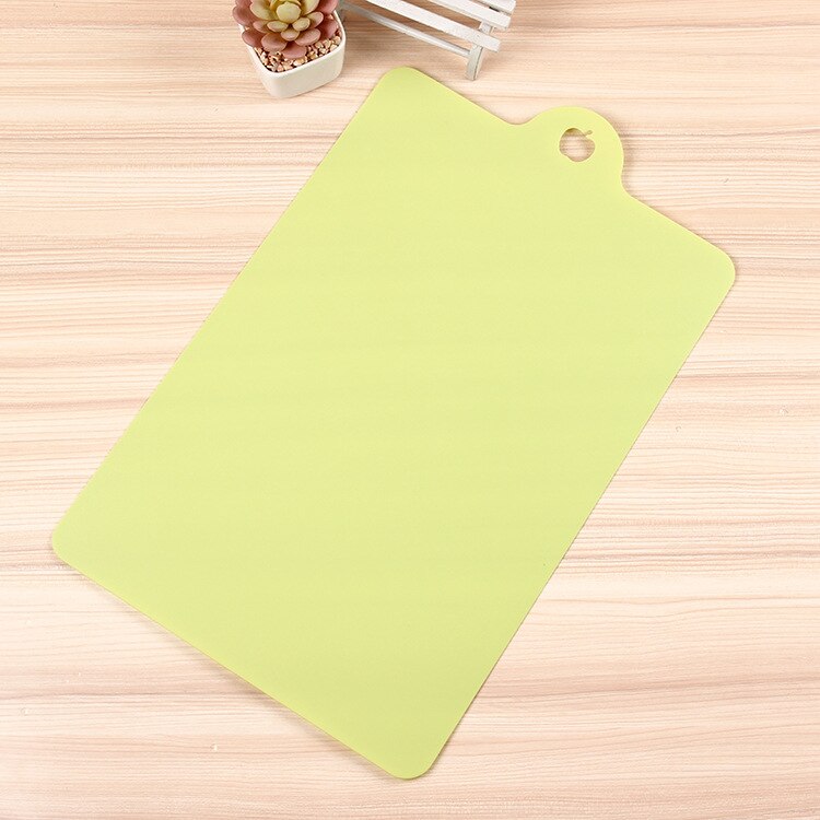 Utensilios de cocina para el hogar tabla de corte resistente al desgaste PP tabla de corte de plástico tabla para frutas tabla de corte de plástico: Verde claro