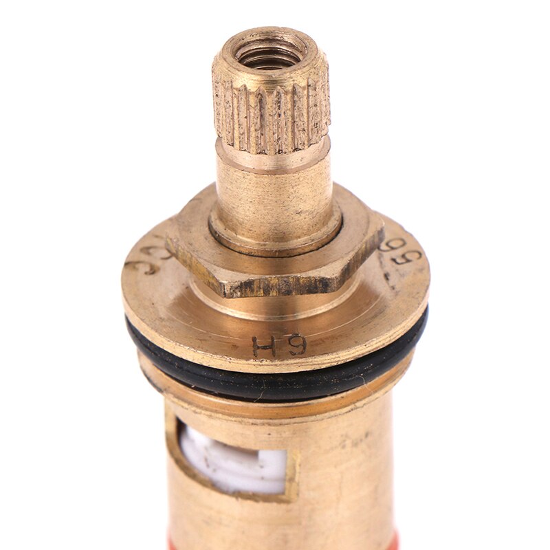 1/2" Replacement Copper Ceramic Disc Tap Valve Quarter Turn Cartridges Gland Insert 20 Teeth Bathroom Faucet Accessory