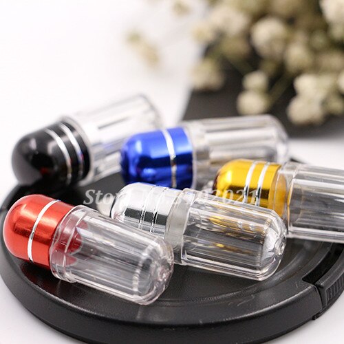 Capsules en plastique 1g 5 couleurs, petite Capsule 1ml, 100 unités/lot, produits de soins de santé