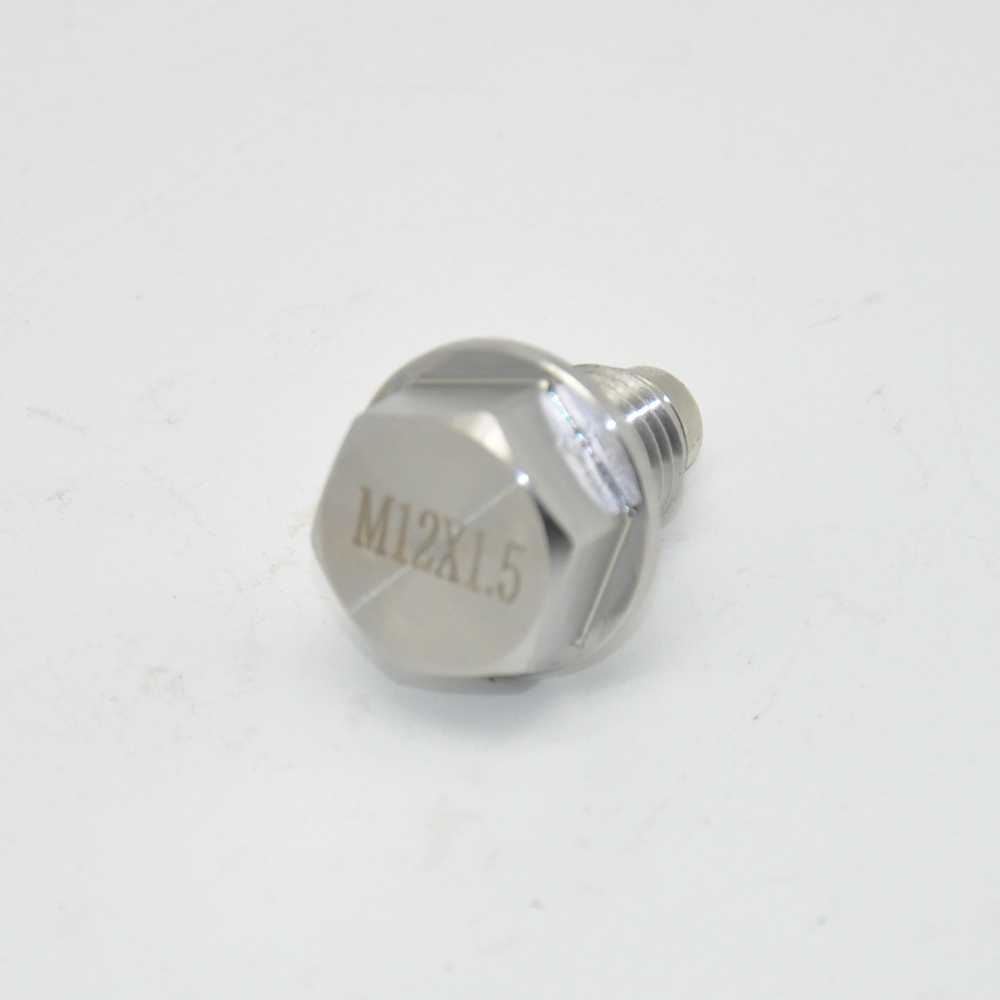 Vite con tappo di scarico dell'olio motore in acciaio inossidabile con anello di tenuta M12X1.5, M12 x 1.75, M12x1.25, M14 x 1.5,14 x 1,25