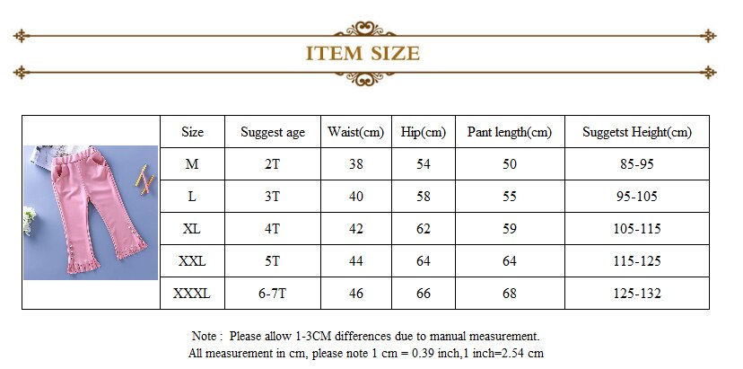 Spring Children Boot Cut Pants Autumn Girls Princess Soft Leggings Flare Pants Kids Pearl Tassel Trousers C02