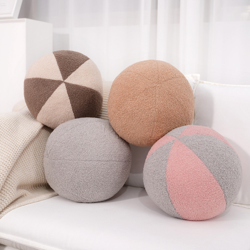 Baby Pillow Nordic Ball Pillow Studio Photography Prop Sofa Cushion Children's Room Decoration Doll P2