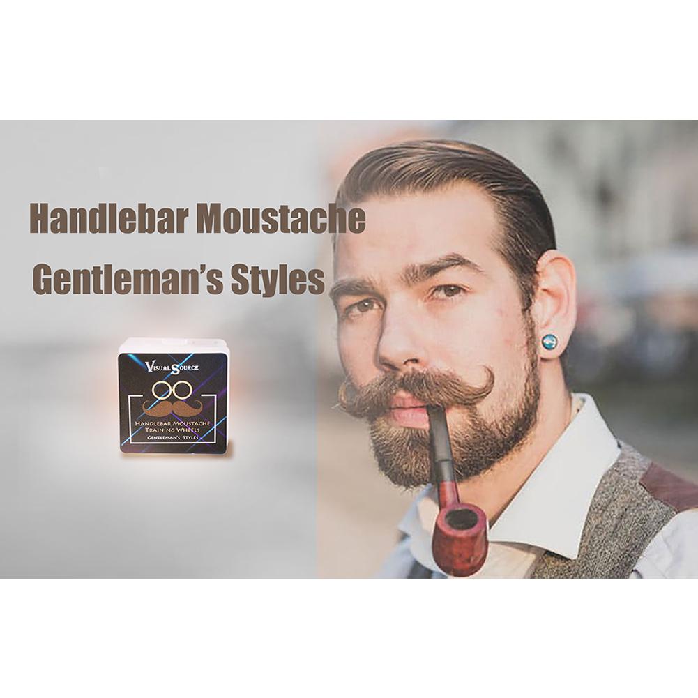 Bellylady 2 stuks/set stuur snorren trainingswielen voor mannen salon snorren styling sjabloon baard vormgeven trimgereedschap