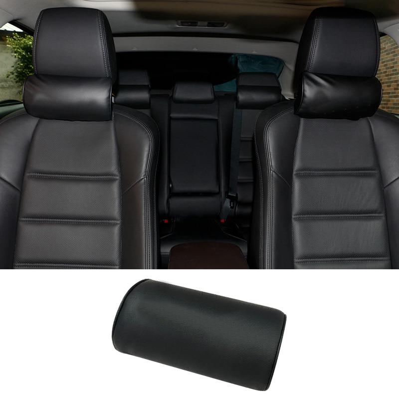 1 Pcs Auto Styling Seat Nekkussen Bescherming Pu Auto Hoofdsteun Ondersteuning Rest Travelling Auto Comfortabele Hoofdsteun Nekkussen