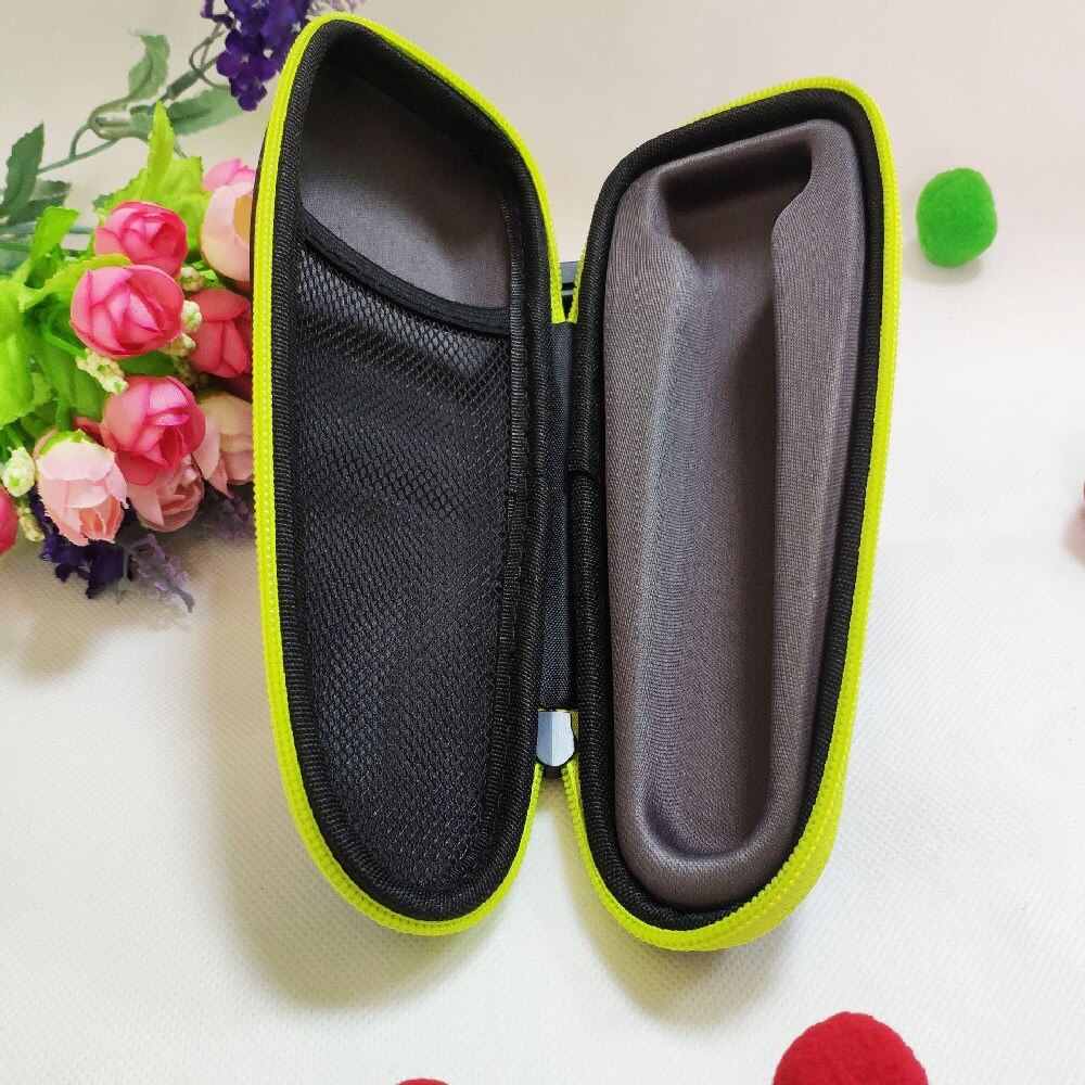 MLG lavabile ricaricabile rasoio elettrico barba rasoio corpo Trimmer uomini rasatura macchina capelli cura del viso pulizia: EVA carrying bag 1