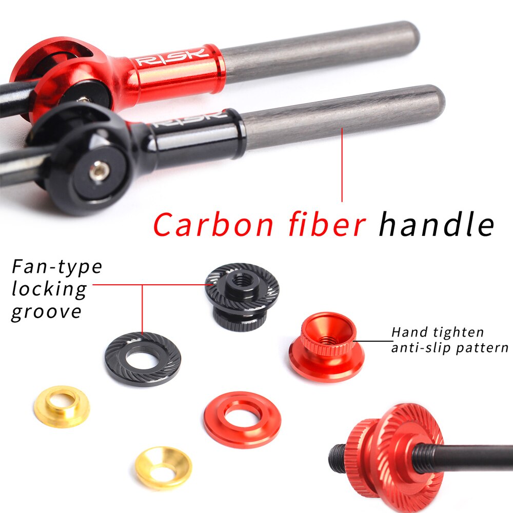 Titanium Ti Skewer QR Mountain Bikes Quick Release Skewer lever MTB Bicycle Cycling Hub Road Bike Quick Release MTB parts