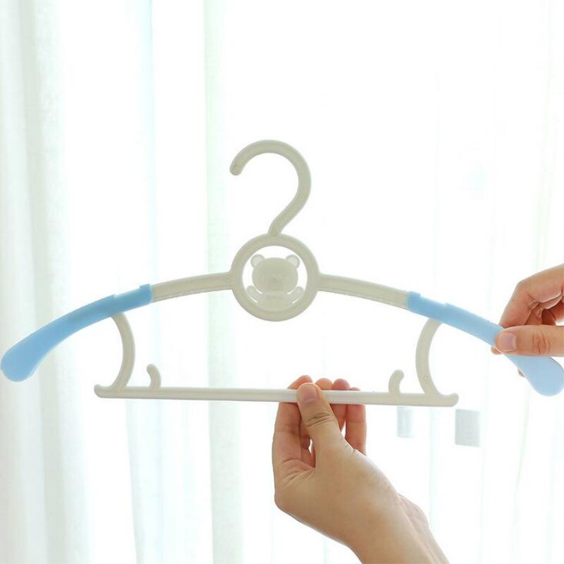 Perchero de plástico ajustable multifuncional para bebé, colgador de ropa para niños y adultos, 1 unidad
