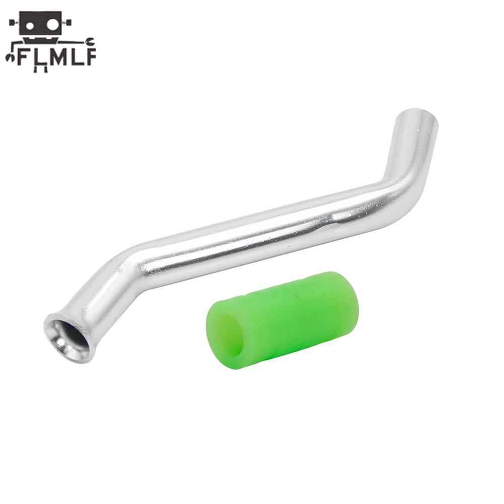FLMLF Kit de caja de silencio de escape para motor Rc de 23CC ~ 36CC para 1/5 Hpi Rofun Km Rovan Baja Losi 5ive-T DBXL FG GoPed Redcat: naranja