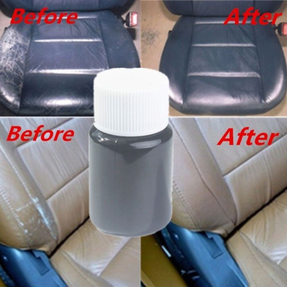 Universal Leather Repair Tool 20ml Car Seat Sofa Coats Holes Scratch Cracks No Heat Liquid Leather Vinyl Repair Kit