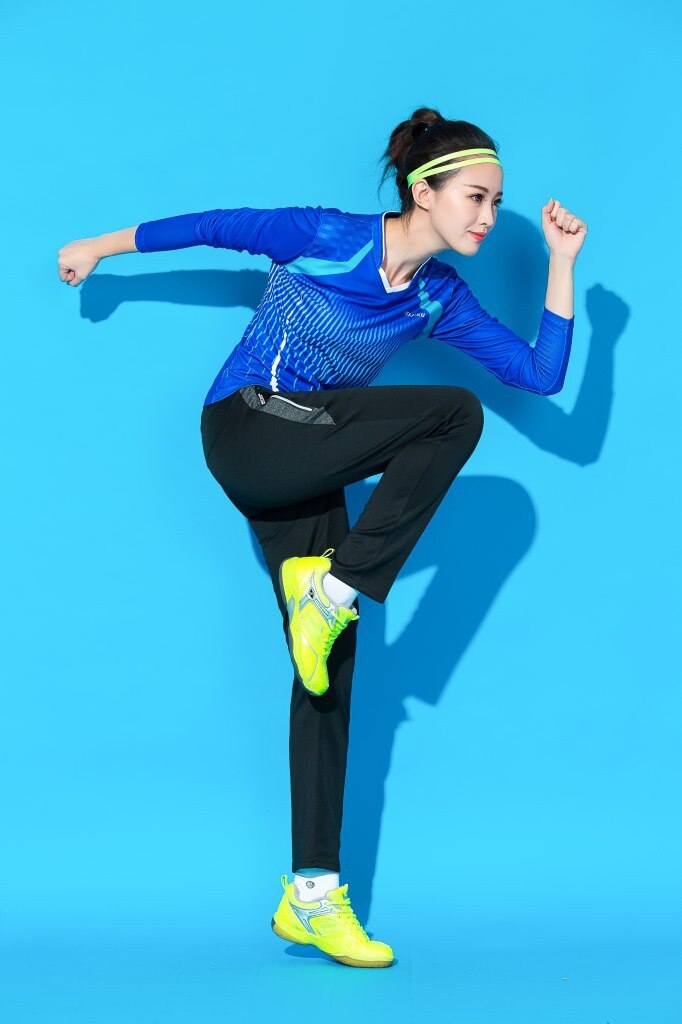 Women Sport Set Badminton Shirt + Pant Tennis Suit Two Pieces Set Training Clothes