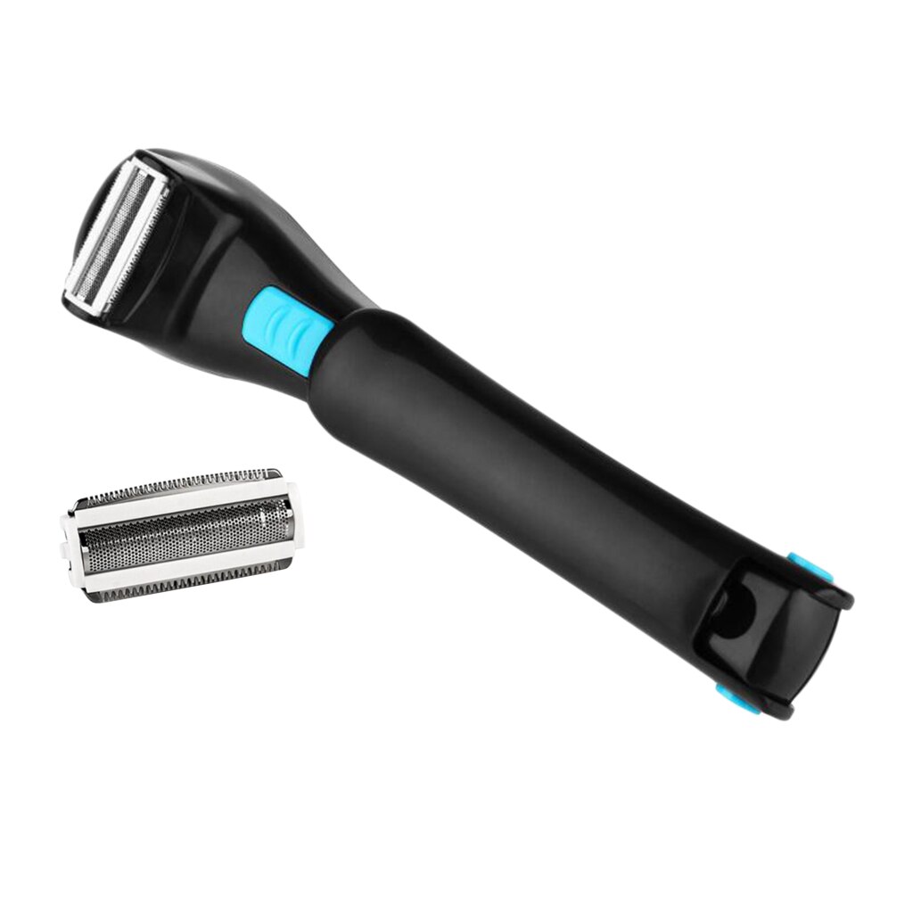 Opvouwbare Elektrische Back Scheerapparaat Mannen Handleiding Terug Hair Scheerapparaat Lange Handvat Terug Been Haar Scheerapparaat Scheerapparaat Remover Body Trimmer