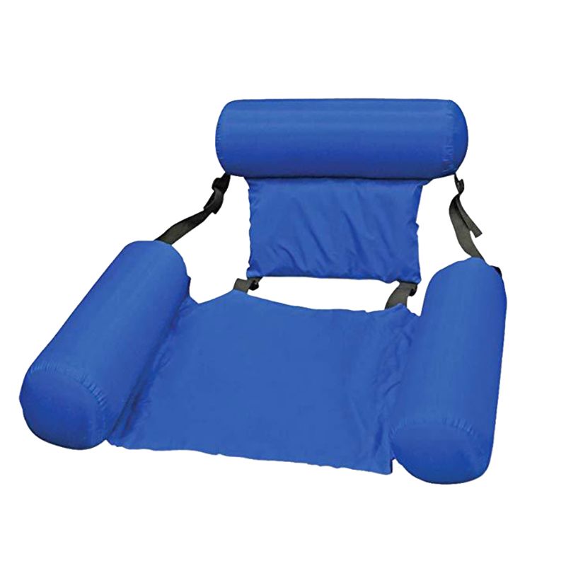 Pvc Zomer Opblaasbare Vouwen Drijvende Rij Strand Water Sport Lounger Air Bed