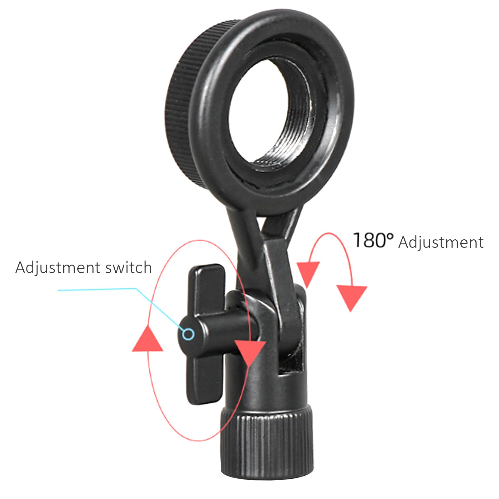 Portable Microphone Shock Mount Holder Anti Vibration Mount Adapter Socket Studio Recording Microphone Shockproof Bracket
