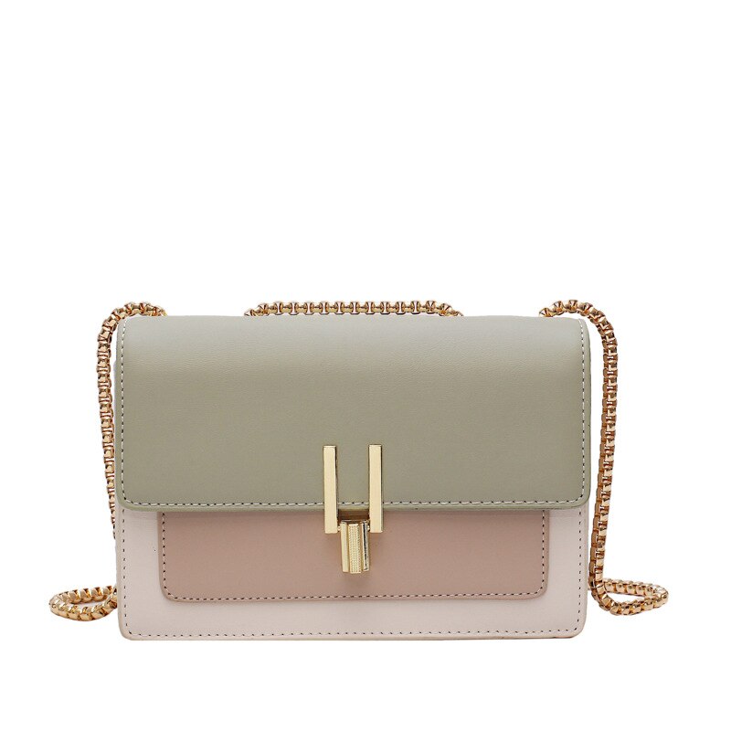 Contraste couleur cuir sacs à bandoulière pour femmes voyage sac à main Simple épaule sac de messager dames sac à bandoulière