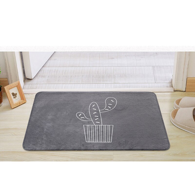 Tapis de cuisine moderne antidérapant imprimé de Cactus | Tapis antidérapant de salle de bains, salon, balcon, moins cher, paillasson de bain, tapis de chambre à coucher