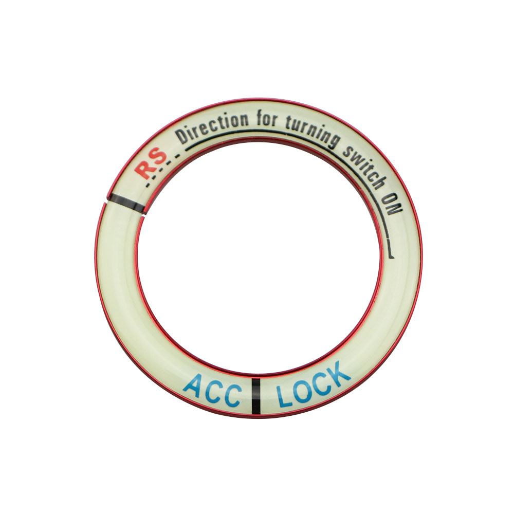 Zlord Car Engine Ignition Key Ring Lumiuous for Renault Koleos Fluenec Latitude Sceni C1 2 C3 Modus Duster Logan Sandero