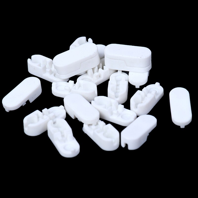 20pcs/lot Plastic Roller Blinds Pull Cord Connector Curtain Chain Connector for Vertical Blinds Joiners Spare Tool Replacement