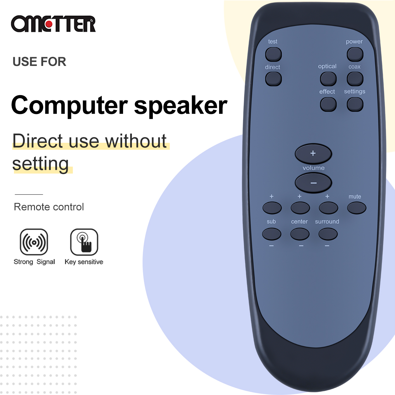 for Logitech Z5500 Z-5500 Z5450 Z-5450 Z680 Computer System Speaker Controller Remote Control