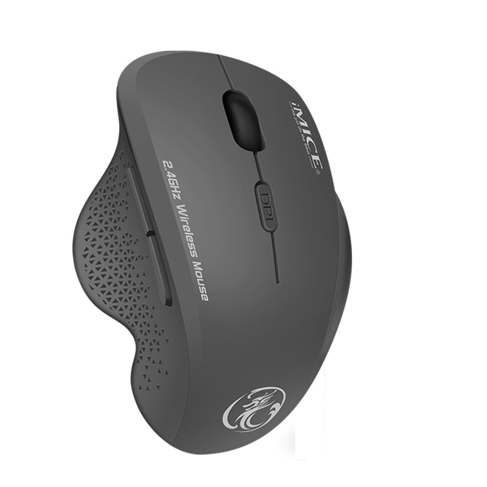 1600dpi 2.4GHZComputer Mouse piccolo Mouse da gioco portatile Business Office Mouse Mouse ottico Wireless Mouse moda per Laptop: Gray